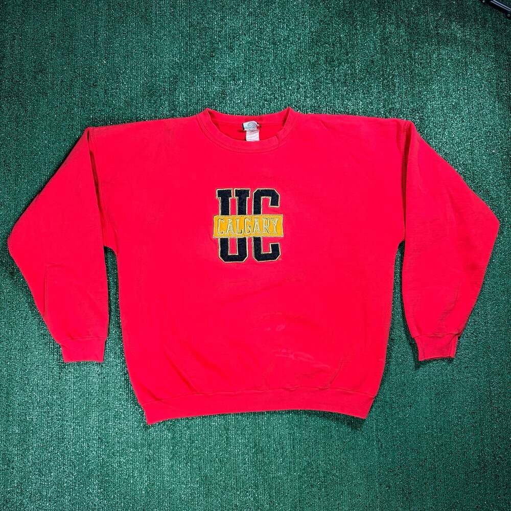 Rocky Mountain Sportswear University of Calgary Crewneck Sweatshirt XL